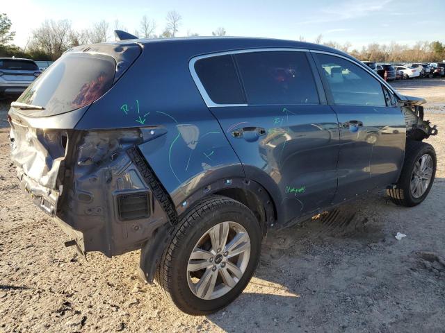 KNDPM3AC3J7350969 - 2018 KIA SPORTAGE LX BLUE photo 3