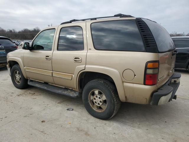 1GNEK13T55J151601 - 2005 CHEVROLET TAHOE K1500 BEIGE photo 2