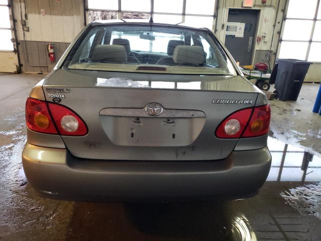 1NXBR32E63Z186659 - 2003 TOYOTA COROLLA CE GRAY photo 6