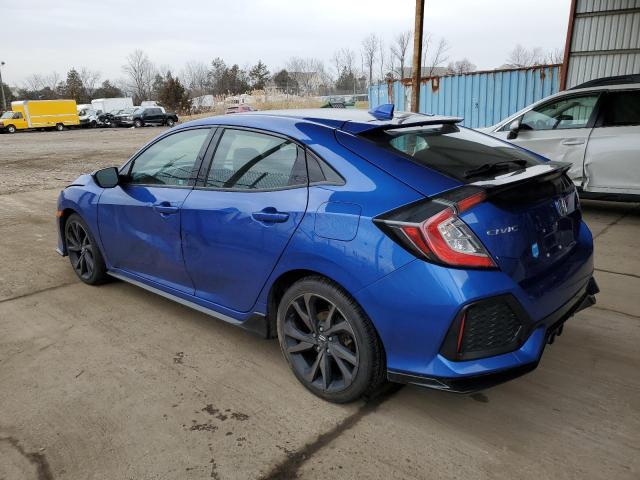 SHHFK7H41JU422249 - 2018 HONDA CIVIC SPORT 蓝色 照片 2
