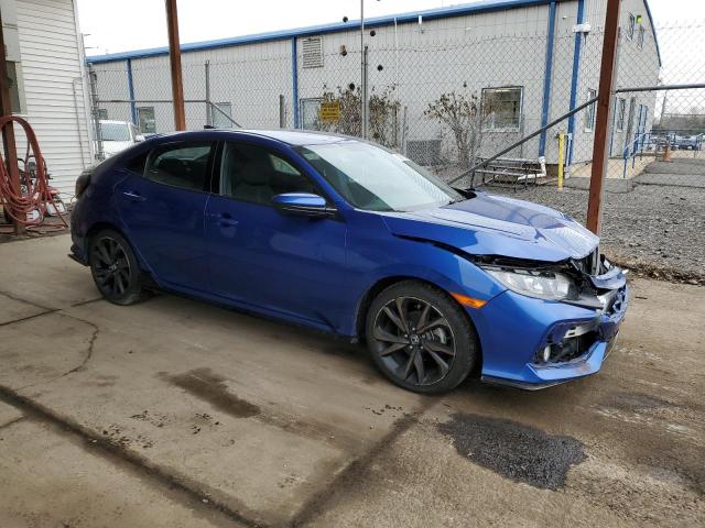 SHHFK7H41JU422249 - 2018 HONDA CIVIC SPORT 蓝色 照片 4