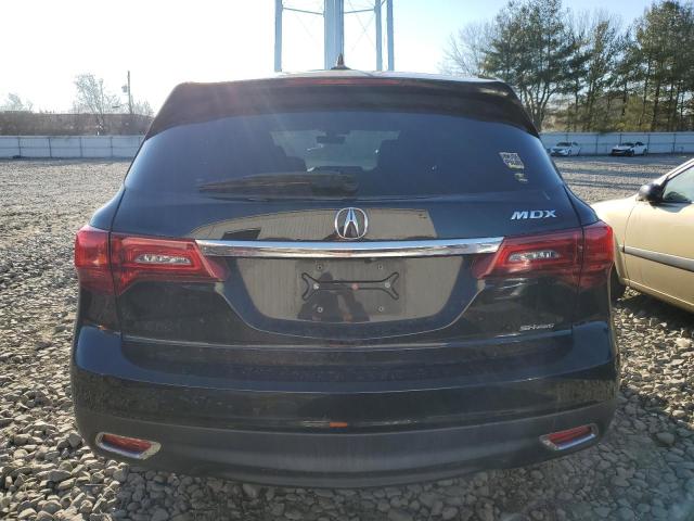 5FRYD4H43GB053890 - 2016 ACURA MDX TECHNOLOGY BLACK photo 6