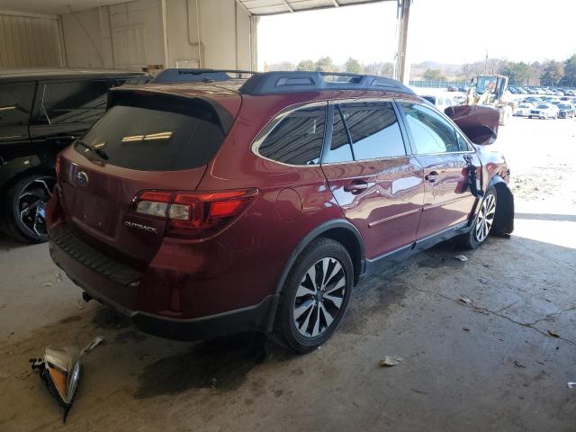 4S4BSBLC6F3311794 - 2015 SUBARU OUTBACK 2.5I LIMITED MAROON photo 3