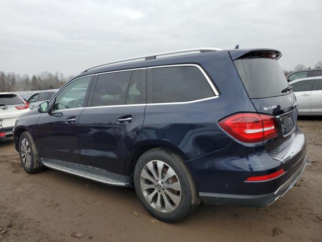 4JGDF6EE3JB065921 - 2018 MERCEDES-BENZ GLS 450 4MATIC BLUE photo 2