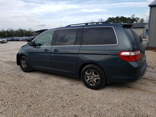 5FNRL386X6B444845 - 2006 HONDA ODYSSEY EXL BLUE photo 2