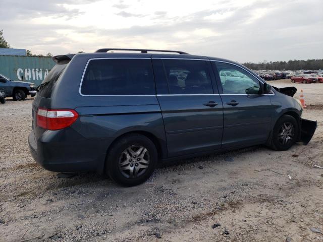 5FNRL386X6B444845 - 2006 HONDA ODYSSEY EXL BLUE photo 3