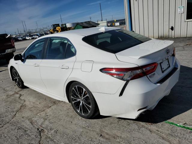 4T1B21HK4KU521762 - 2019 TOYOTA CAMRY HYBRID WHITE photo 2