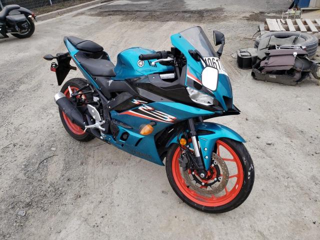 MH3RH18Y0MK005386 - 2021 YAMAHA YZFR3 A TEAL photo 1