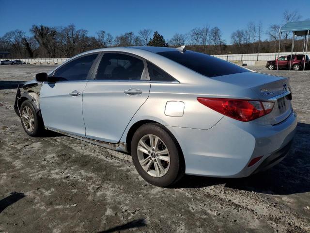 5NPEB4AC7EH903322 - 2014 HYUNDAI SONATA GLS SILVER photo 2