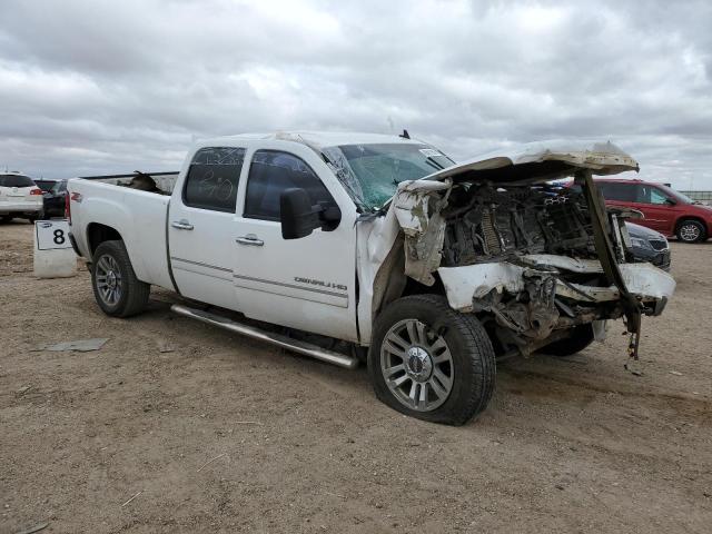 1GT125E83CF101738 - 2012 GMC SIERRA K2500 DENALI WHITE photo 4