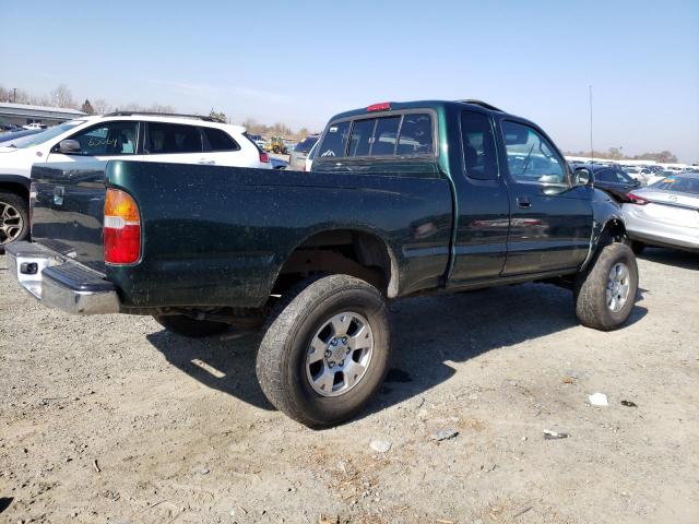 5TESN92NXYZ707920 - 2000 TOYOTA TACOMA XTRACAB PRERUNNER მწვანე ფოტო 3