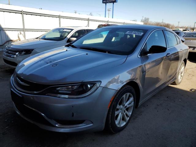 1C3CCCAB3FN726229 - 2015 CHRYSLER 200 LIMITED GRAY photo 1