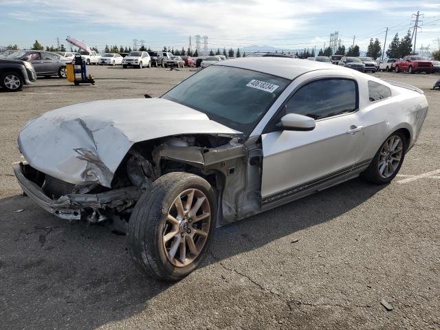 1ZVBP8AM6B5134356 - 2011 FORD MUSTANG SILVER photo 1