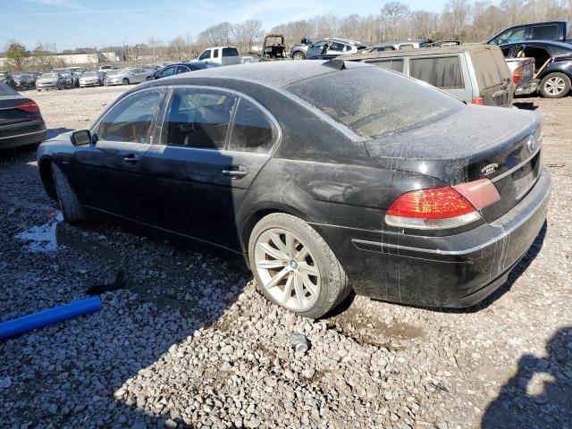 WBAHN83587DT65438 - 2007 BMW 750 BLACK photo 2