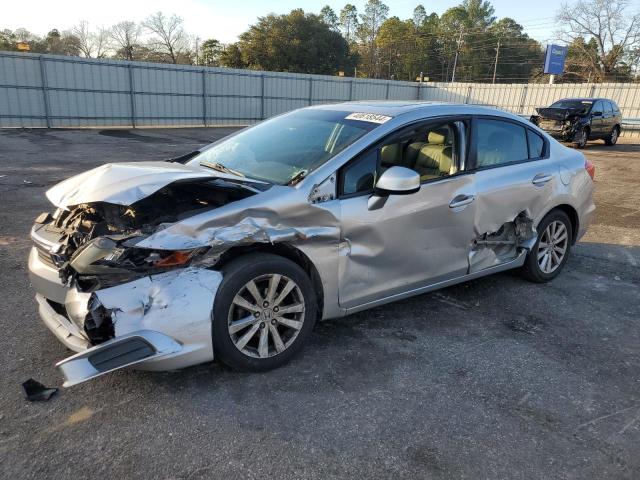 19XFB2F99CE050610 - 2012 HONDA CIVIC EXL ვერცხლისფერი ფოტო 1