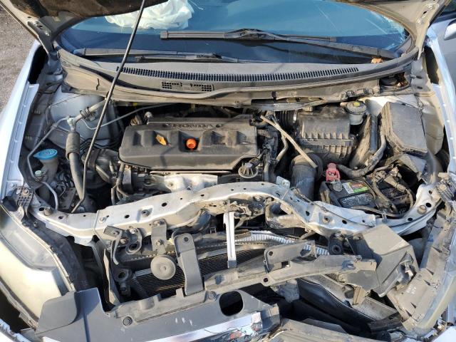 19XFB2F99CE050610 - 2012 HONDA CIVIC EXL ვერცხლისფერი ფოტო 11