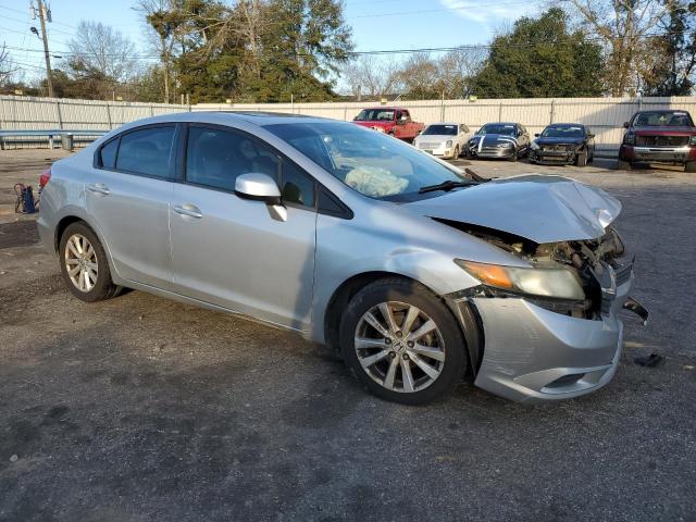 19XFB2F99CE050610 - 2012 HONDA CIVIC EXL ვერცხლისფერი ფოტო 4