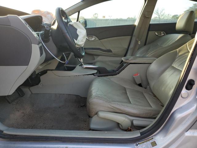 19XFB2F99CE050610 - 2012 HONDA CIVIC EXL ვერცხლისფერი ფოტო 7