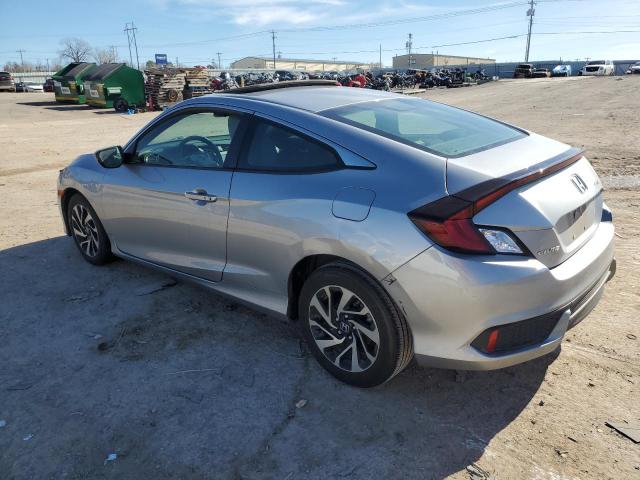 2HGFC4B03JH307179 - 2018 HONDA CIVIC LX SILVER photo 2