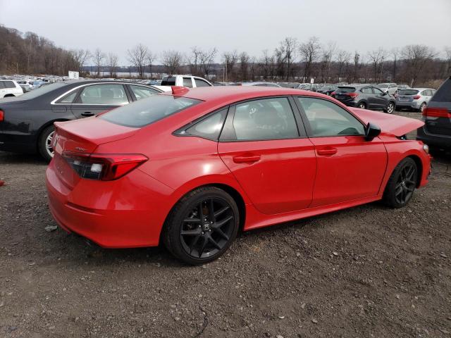 2HGFE2F51NH587419 - 2022 HONDA CIVIC SPORT 红色 照片 3