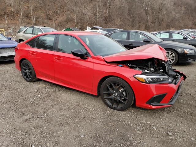 2HGFE2F51NH587419 - 2022 HONDA CIVIC SPORT 红色 照片 4