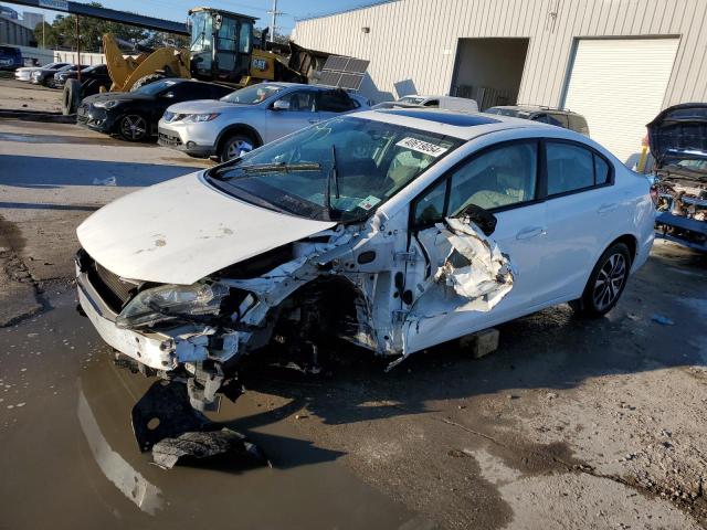 19XFB2F88DE058500 - 2013 HONDA CIVIC EX WHITE photo 1