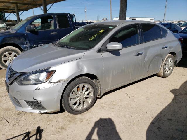 3N1AB7AP7JL624484 - 2018 NISSAN SENTRA S SILVER photo 1