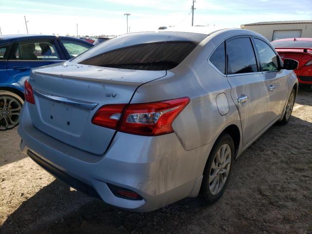 3N1AB7AP7JL624484 - 2018 NISSAN SENTRA S SILVER photo 3