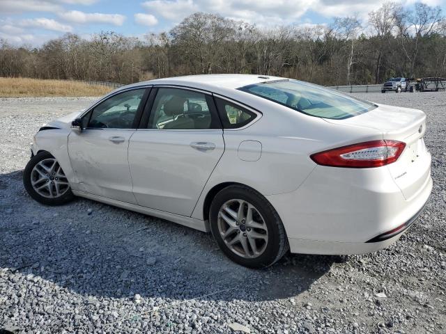 3FA6P0HD1ER285916 - 2014 FORD FUSION SE WHITE photo 2