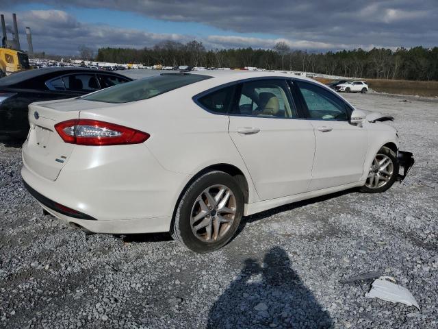 3FA6P0HD1ER285916 - 2014 FORD FUSION SE WHITE photo 3