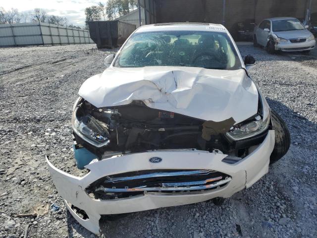 3FA6P0HD1ER285916 - 2014 FORD FUSION SE WHITE photo 5