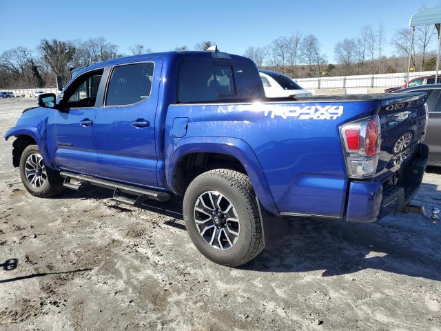 3TMCZ5AN1PM538224 - 2023 TOYOTA TACOMA DOUBLE CAB BLUE photo 2