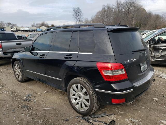 WDCGG8HB5BF646482 - 2011 MERCEDES-BENZ GLK 350 4MATIC BLACK photo 2