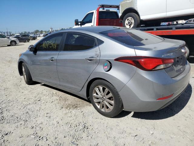 KMHDH4AE2FU322650 - 2015 HYUNDAI ELANTRA SE GRAY photo 2