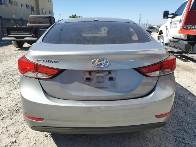 KMHDH4AE2FU322650 - 2015 HYUNDAI ELANTRA SE GRAY photo 6