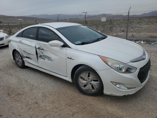 KMHEC4A43DA075115 - 2013 HYUNDAI SONATA HYBRID SILVER photo 4