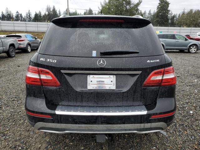 4JGDA5HB4CA029030 - 2012 MERCEDES-BENZ ML 350 4MATIC BLACK photo 6