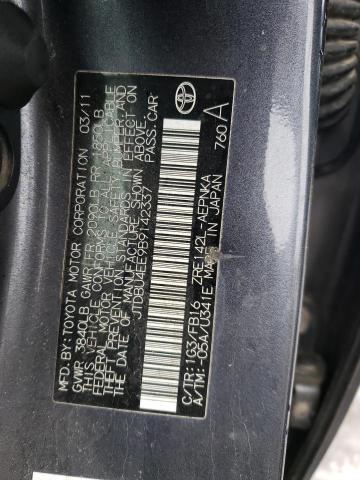 JTDBU4EE9B9142337 - 2011 TOYOTA COROLLA BASE GRAY photo 13