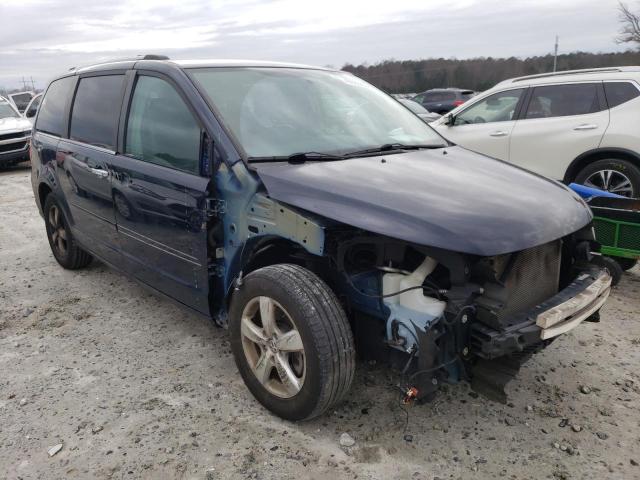 2C4RVADG8DR725766 - 2013 VOLKSWAGEN ROUTAN SEL PREMIUM BLUE photo 4