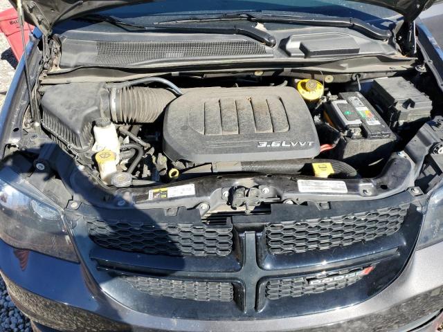 2C4RDGCG3JR329666 - 2018 DODGE GRAND CARA SXT GRAY photo 12