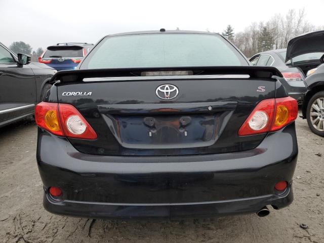 2T1BU4EEXAC423071 - 2010 TOYOTA COROLLA BASE BLACK photo 6