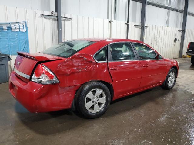 2G1WT58N789256807 - 2008 CHEVROLET IMPALA LT RED photo 3