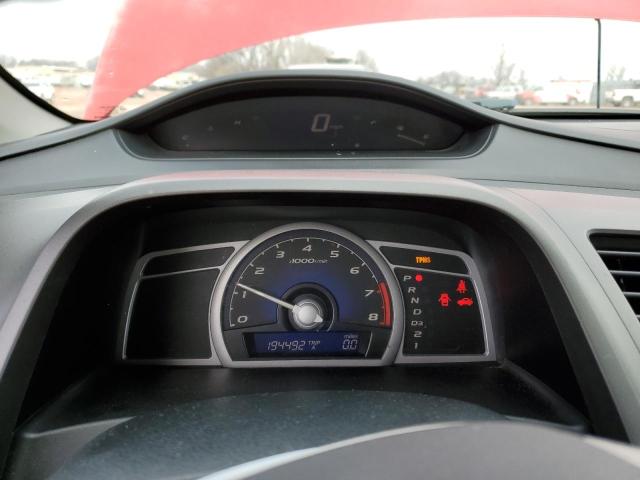 2HGFG12828H559234 - 2008 HONDA CIVIC EX RED photo 9