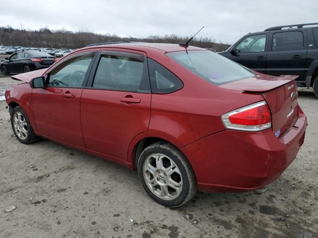 1FAHP36N19W263715 - 2009 FORD FOCUS SES MAROON photo 2