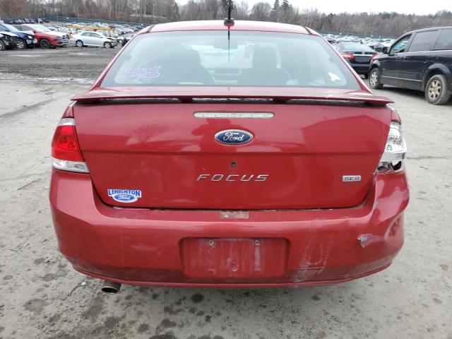 1FAHP36N19W263715 - 2009 FORD FOCUS SES MAROON photo 6