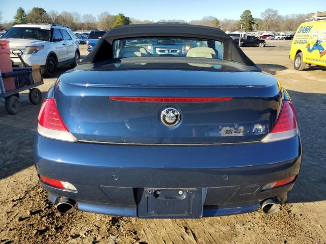 WBAEK73425B324633 - 2005 BMW 645 CI AUTOMATIC BLUE photo 6