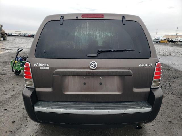 4M2CU57156KJ10692 - 2006 MERCURY MARINER GRAY photo 6