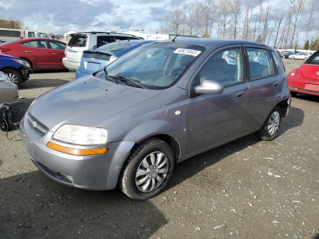 KL1TD66688B077089 - 2008 CHEVROLET AVEO BASE GRAY photo 1