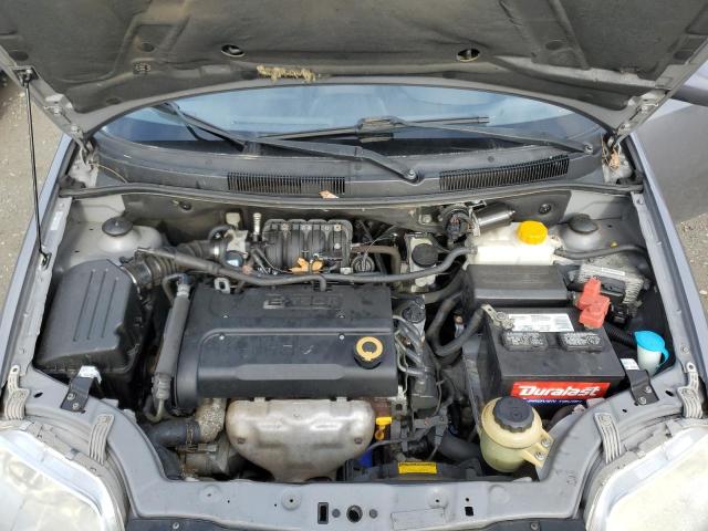 KL1TD66688B077089 - 2008 CHEVROLET AVEO BASE GRAY photo 11