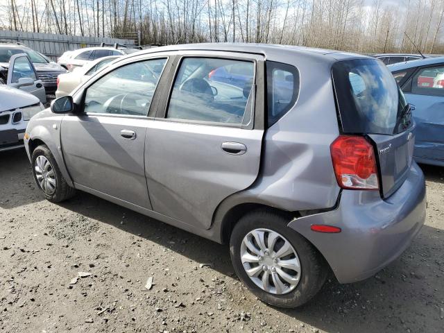KL1TD66688B077089 - 2008 CHEVROLET AVEO BASE GRAY photo 2